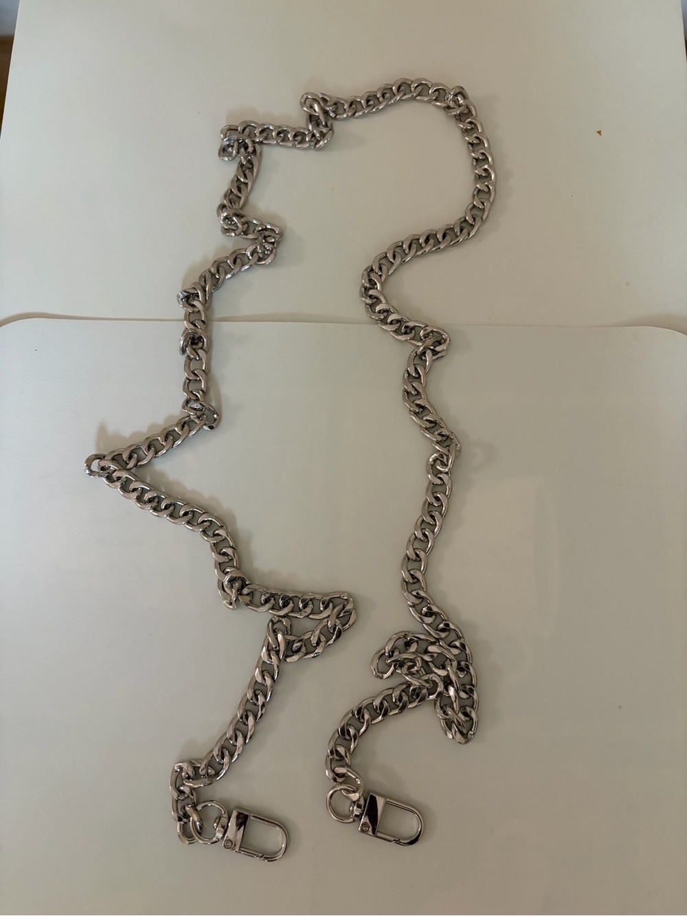Silver Chain Strap for Women - Versatile Bag Accessory